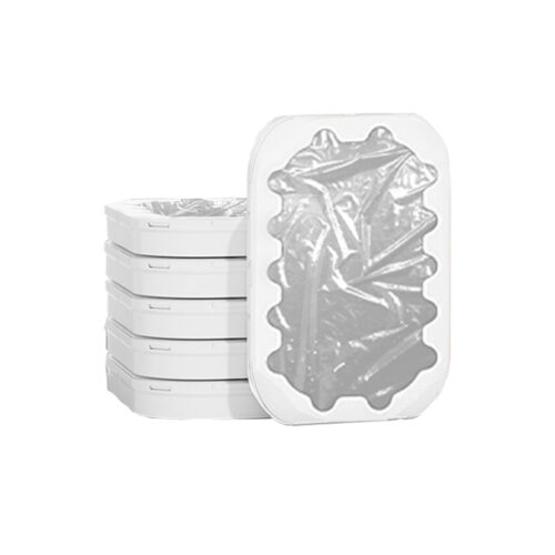 LC浴廁版PLUS垃圾桶-6入半透明款專用垃圾袋PLUS-享物購買