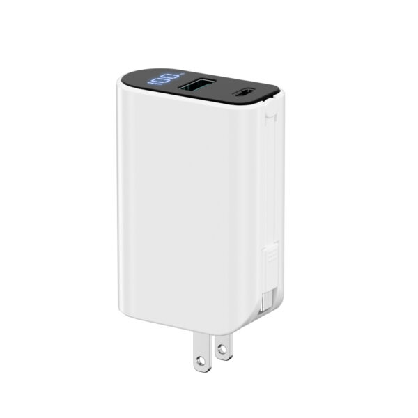 LC-五合一可旋轉數顯行動電源Lightning-享物購買